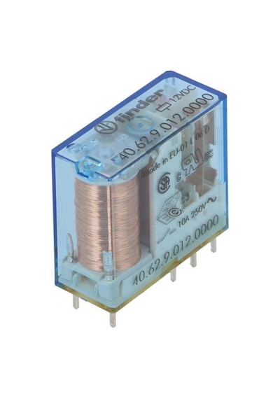 Finder 40.62.9.012.0000 12v 10a Dc 2 Kontak Minyatür Pcb Röle ( L