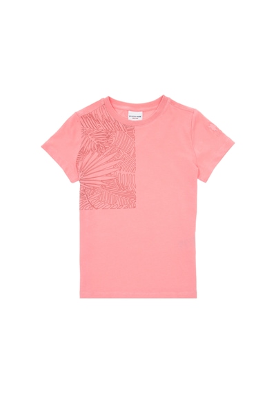 U.S. Polo Assn. Erkek Çocuk Pembe Bisiklet Yaka Tişört 50307172-VR041