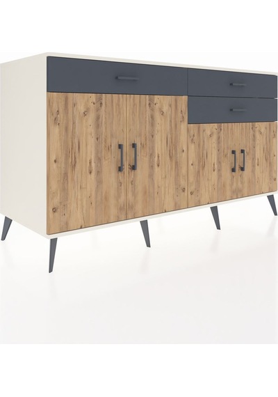 Kronos Konsol 2 Raflı 3 Çekmeceli 4 Kapaklı 176x59x99 Aytaşı-çam/ Aytaşı-çam/antrasit Kronos Konsol 2 Raflı 3 Çekmeceli 4 Kapaklı 176x59x99 Aytaşı-çam/ Aytaşı-çam/antrasit