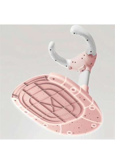 Sn-29260 Pembe Bebek Ve Çocuk Yıkama Banyo Yardımcı Standı- Boy Ayarlı Ve Ayaklı Yıkama Standı