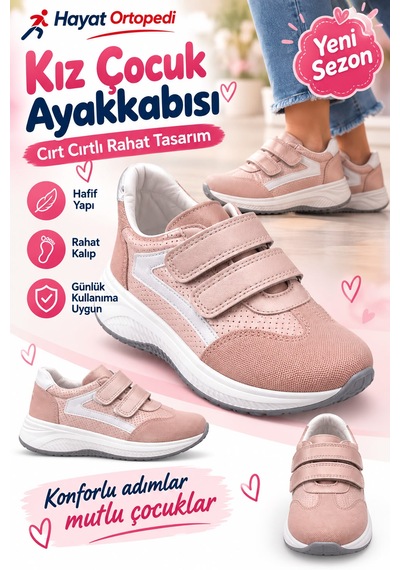 Özpınarcı Derive Confort Spor Ayakkabı Pudra