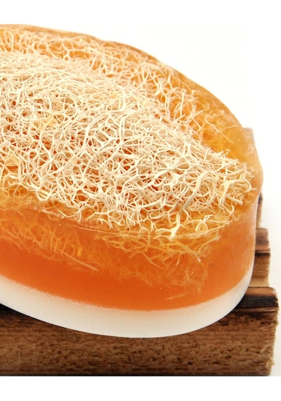Kabak Lifli El Yapımı Doğal Ballı Eşek Sütü Sabunu 120 G