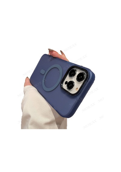 Apple Uyumlu  iPhone 12 Pro Kılıf Mat Kadifemsi Special Edition Pc Magsafe Kapak
