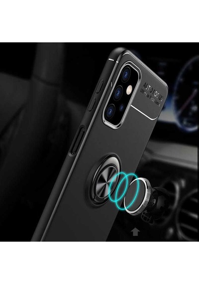 Samsung Galaxy Uyumlu A32 4G Kılıf Yüzüklü Magnetli Ravel Case