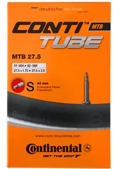 Continental Sv42 27.5x1.75/2.50 İğne Sibop İç Lastik / C0182311 Siyah