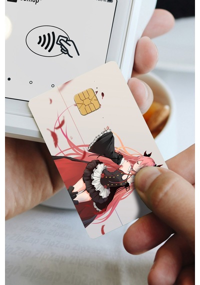 Owari No Seraph Kart Kaplama Anime Sticker 8 Adet Çok Renkli