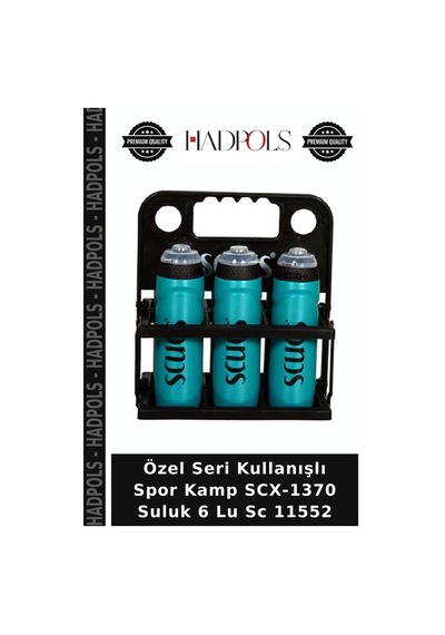 Özel Seri Kullanışlı Spor Kamp Scx-1370 Suluk 6 Lu Sc 11552 Çok Renkli