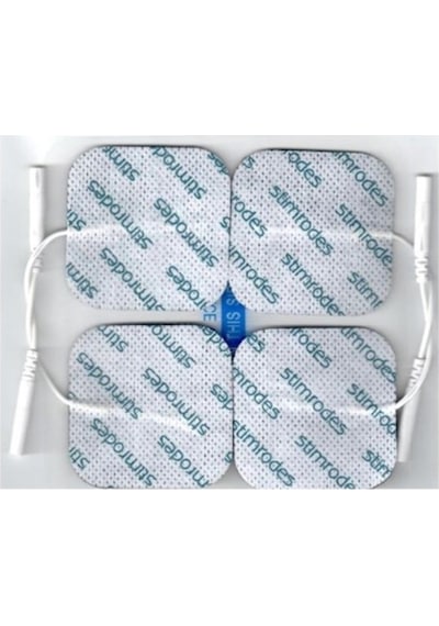 Stimrodes 5 x 5 CM Kablolu Kare Tens Pedi 4'lü