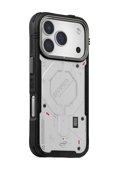 Apple Uyumlu iPhone 17 Pro Max  Kılıf M-safe Şarj Özellikli Airbag Tasarımlı Skinarma Vigor Kapak Beyaz Beyaz