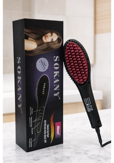 Sokany Profesyonel Keratin Saç Düzleştirici Tarak Hızlı Isınan Hs-053