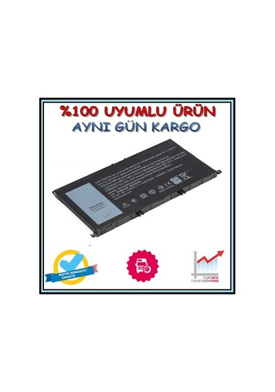 Asya.Depo Dell Uyumlu Inspiron 15 7000 7559 Batarya Pil