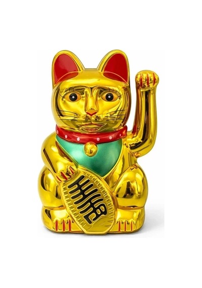 Ers Pilli Sallanan Şans Kedisi - Maneki Neko Tcx4525