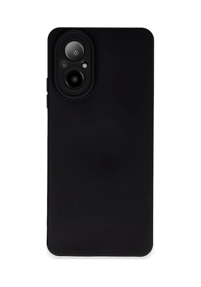 Realme 12 Lite Uyumlu Kılıf Nano İçi Kadife Silikon - Siyah