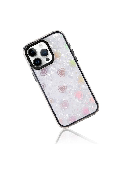 Apple İphone 16 Pro Lumi Desenli Kapak - Siyah 0.2M-Çok Renkli