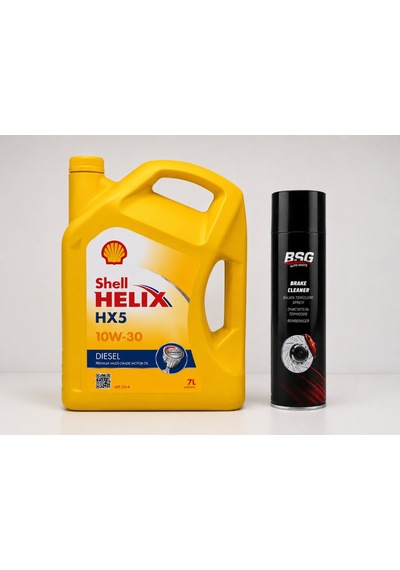 Shell Helix Hx5 Dizel 10w-30 7 Litre + Balata Spreyi 500 ML