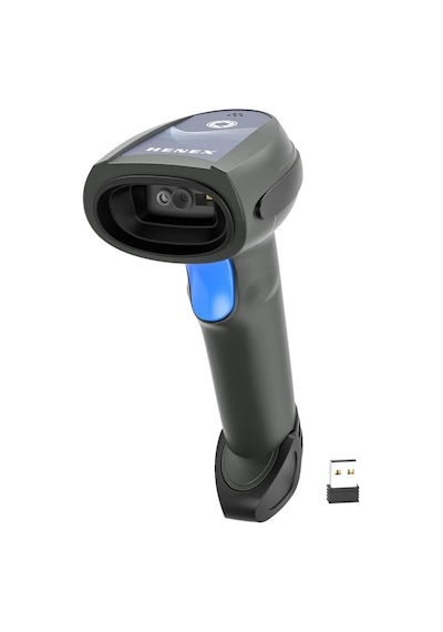 Henex Hc5208r 2d Kablosuz Barkod Okuyucu 1.0 Mp + 2.4g + Bluetooth Hıd + Ble + 3 In 1 + Usb Dongle