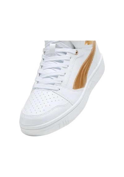 Puma 39747401 Rebound V6 Whıte Gold Kadın Sneaker 001