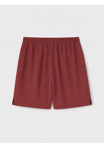 Lcwaıkıkı Classic Bordo Beli Lastikli Kadın Şort