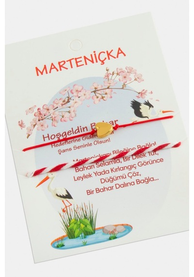 2 - 907 - Adet Li Marteniçka - Glblseme - Bileklik Kırmızı