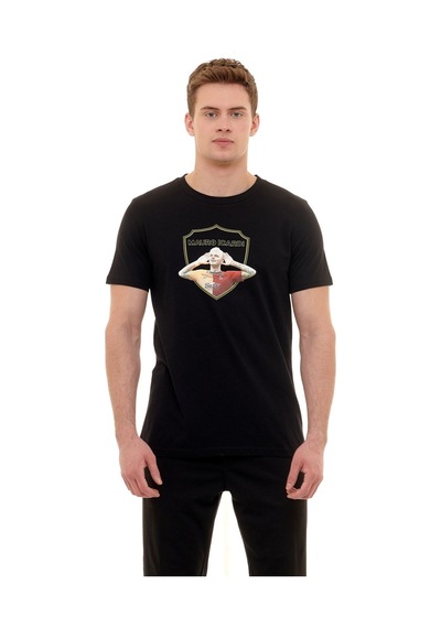 Galatasaray Siyah Gs İcardi T-shirt Kişiye Özel Kutulu 001