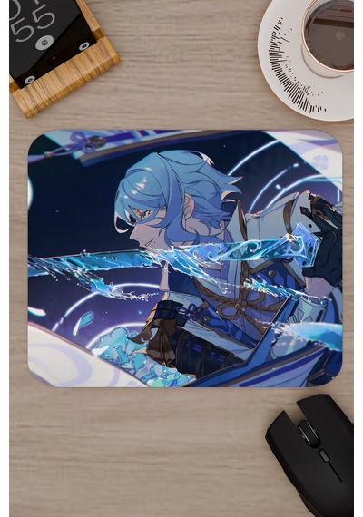 Ayato Genshin Impact Anime Gacha V4 - 22x18 Gaming Mouse Pad Fare Altlığı