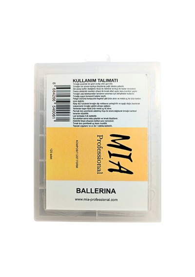 Üst Balerina Form 120 Adet - Poly Gel Ve Jel İçin Dual Form