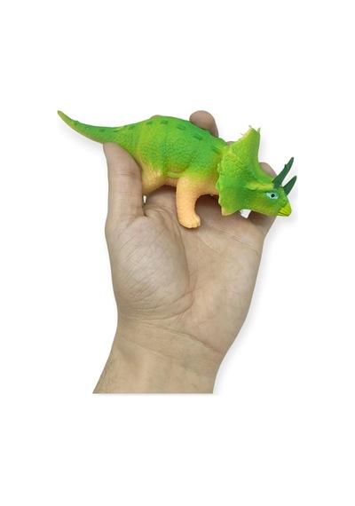 Fidget Oyuncak - Streç Dinazor Figürü 18 Cm - Triceraptors - 1 Adet