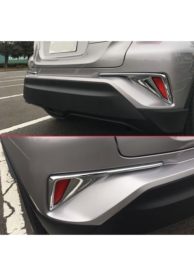 Toyota C-HR İçin Uyumlu Arka Sis Kaplaması Nikelaj