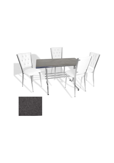 Japon - Kapitoneli Masa Takımı - 70x120 Werzalit, Wermodin Ve Allzalit Tabla - Grey Marble - Beyaz Çok Renkli Japon - Kapitoneli Masa Takımı - 70x120 Werzalit, Wermodin Ve Allzalit Tabla - Grey Marble - Beyaz Çok Renkli