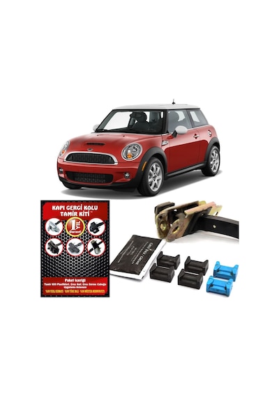 Mini Cooper Kapı Gergi (Limitör) Tamir Kiti R50 R52 R53 R55 R56 2 Kapı Set