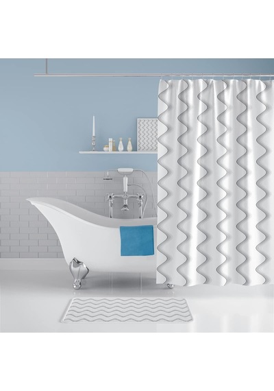 Zethome Waterway Banyo Duş Perdesi Tek Kanat 1x180x200 Diğer