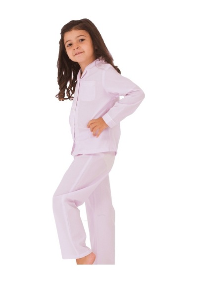 The Don Lila Kareli Kız Çocuk Pijama Takımı (9-14 Yaş)