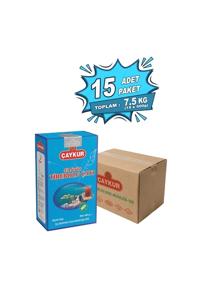 42 Nolu Tirebolu Dökme Çay 500 Gr. Onbeşli Paket
