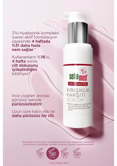 Tr Anti-ageing Üçlü Hyaluron Kompleksi Kırışıklık Ve Yaşlanma Karşıtı Lifting Serum 30 Ml