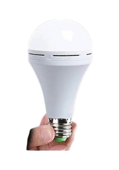 Mey İthalat Şarjlı Led Ampul E27 Duy 6500k Beyaz Işık Kesintisiz Aydınlatma