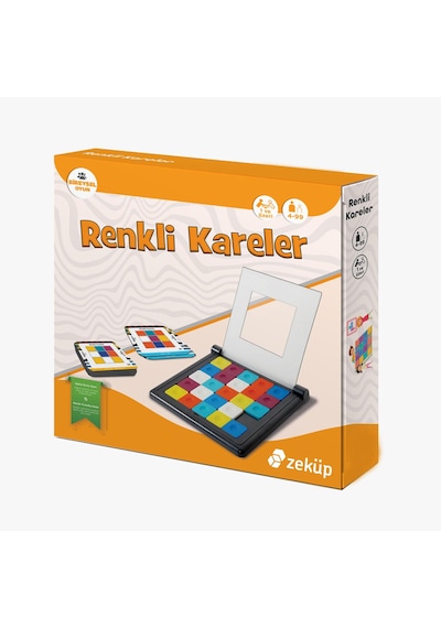 Renkli Kareler Zeka Akıl Strateji Aile Oyunu Oyuncak