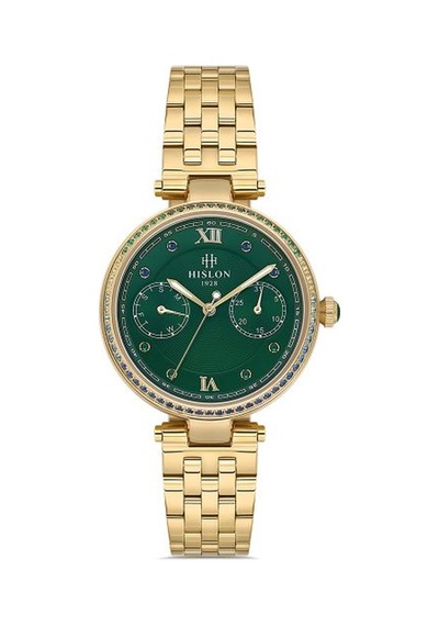 Qt146t-16sg Hislon Kol Saati 36 Mm / Gold Gri
