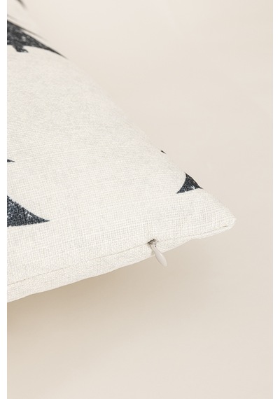 Charm Çam Ağacı Baskılı Krem Kırlent 45x45 35252a Krem
