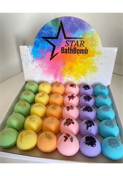 Karışık Köpüren Banyo Topu 30 x 80 G