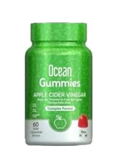 Gummies Apple Cider Vinegar, Çiğnenebilir Jel Form 2 Paketi