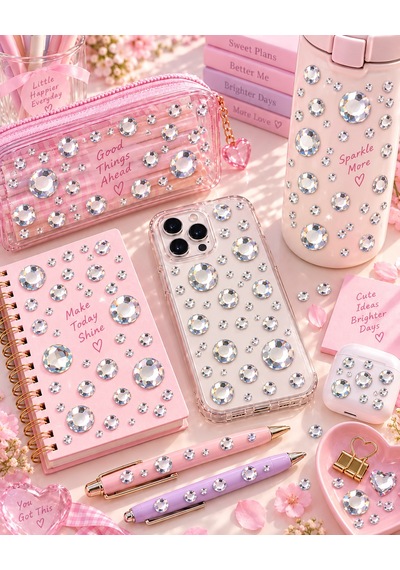 Silver Taş Rhinestone Sticker Yapışkanlı Saç, Yüz, Tırnak, Vücut Ve Süs Taşı Gümüş