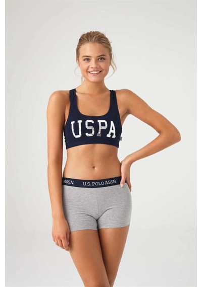 U.S. Polo Assn. U.s. Polo Assn. Kadın Lacivert Büstiyer Şort Takım