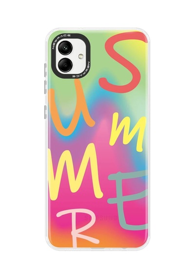Samsung Uyumlu Galaxy A04 Kılıf Estoril Desenli Kapak - Estoril - 3 0.2M-Çok Renkli