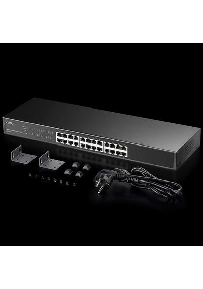 Gs1024 16k Mac, 24 Port Gigabit Metal Switch