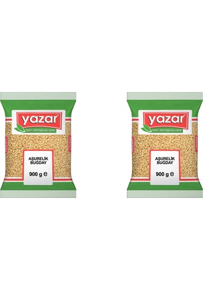 Yazar Yerli Aşurelik Buğday 900 Gr. x 2 Paket