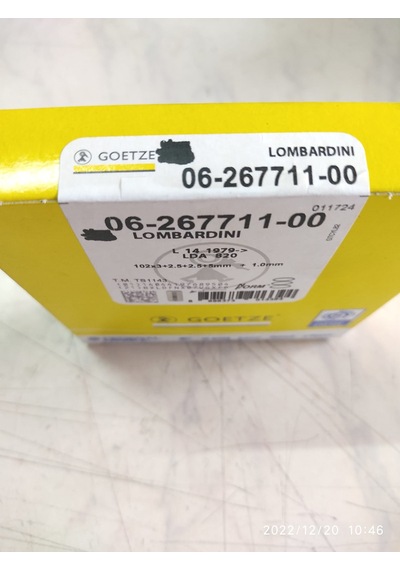 Antor/Lombardini 4ld820 17hp Segman Takımı Komple 1mm Nüral Goetze