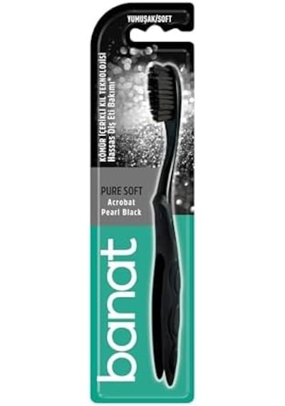 Pearl Black Charcoal Diş Fırçası Yumuşak