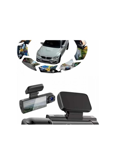 Black Box Traffic Recorder 360 Derece Dönen Hd Araç Kamerası 1296p Video Ve Fotoğraf Kayıt Cihazı