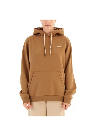 Columbia Csc U Marble Canyon Heavyweight Fleece Unisex Kapüşonlu Sweatshirt-4503 Delta Kahve