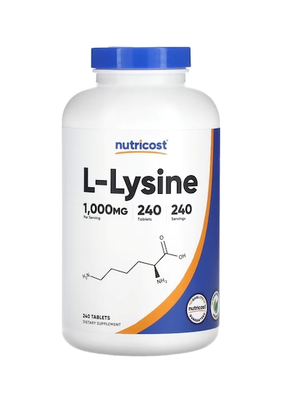 Nutricost, L-lysine, 1,000 Mg , 240 Tablets.tr Yetkili Satıcı...